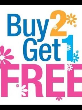 Buy 2 Get 1 Free